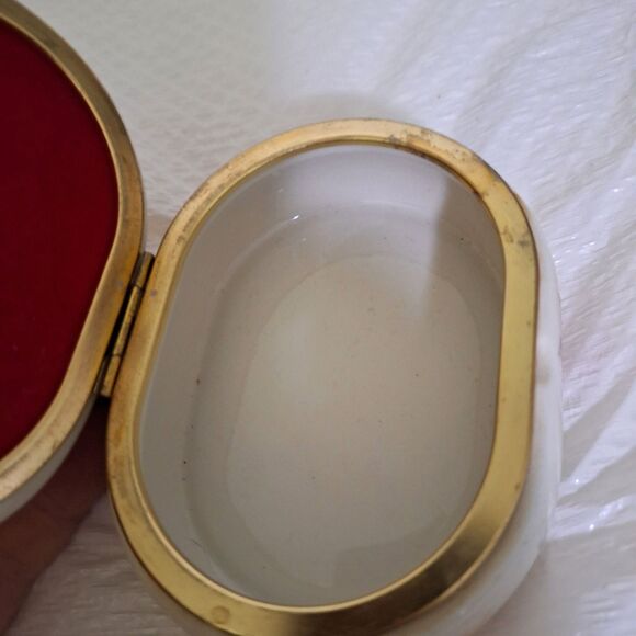 A Prima Otagiri Japan Porcelain Trinket Box Hand Painted Cottage Core READ - Picture 7 of 9